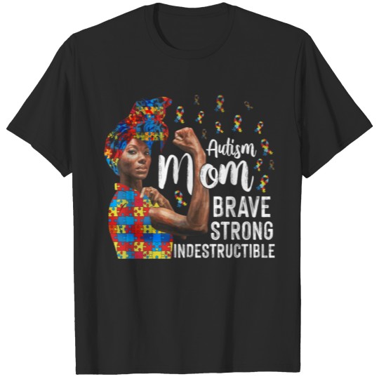 Discover Autism Mom Indestructible Autistic Puzzle Ribbon A T-shirt