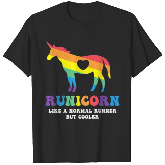 Discover Funny Running Sayings Unicorn Runicorn Cool Runner T-shirt