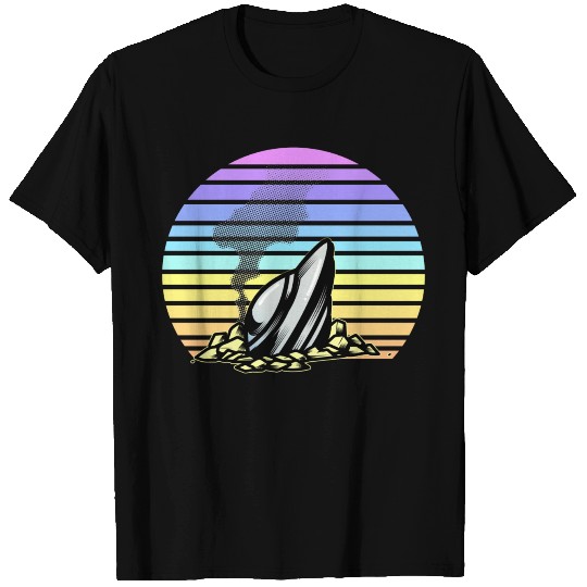 UFO Crash Sunset T-shirt