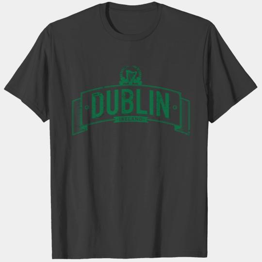 Distressed Dublin Ireland Irish Gift Tee T-shirt
