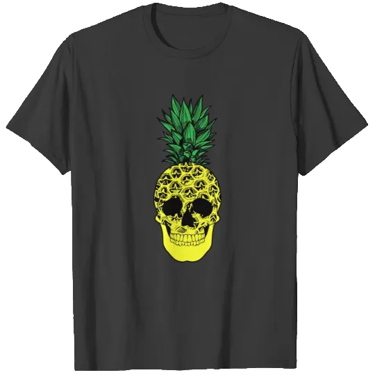 Pineapple Skull Fruity Skeleton T-shirt