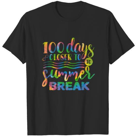 Discover 100 Days Closer To Summer Break T-shirt