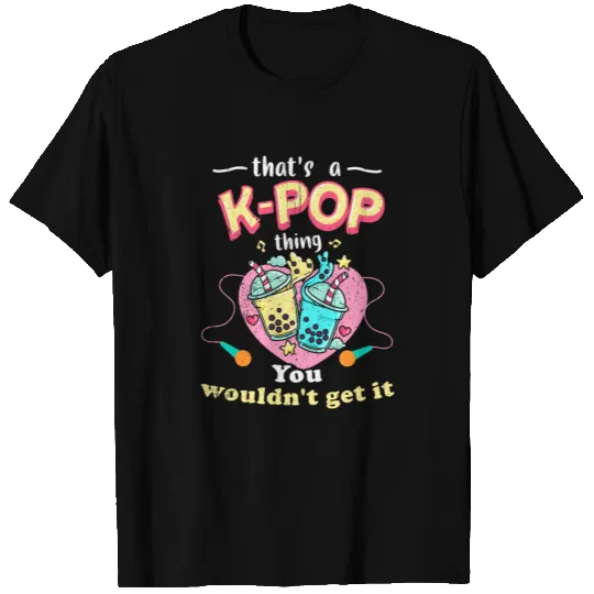 K-POP TSHIRT GIFT BUBBLE TEA T-shirt
