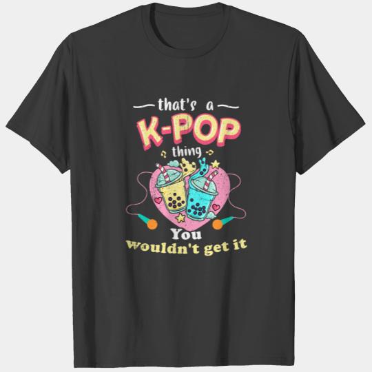 K-POP TSHIRT GIFT BUBBLE TEA T-shirt