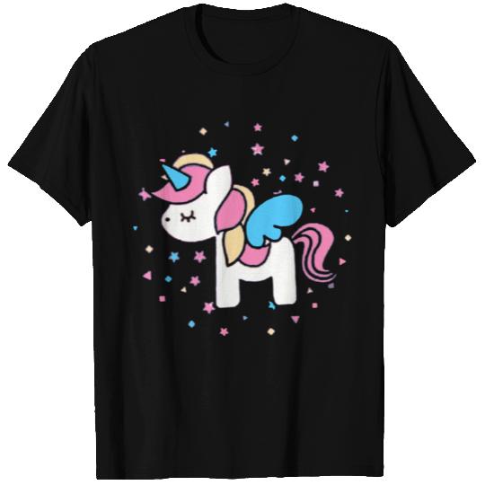 Unicorn Off Shoulder Logo Funny T-shirt
