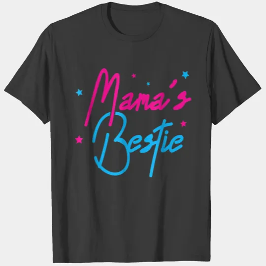 Mama Is My Bestie Mothers Day Wife Mom Daughter Pr T-shirt
