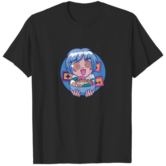 Gamer Ramen Anime Japan Eating Ramen Weeaboo T-shirt