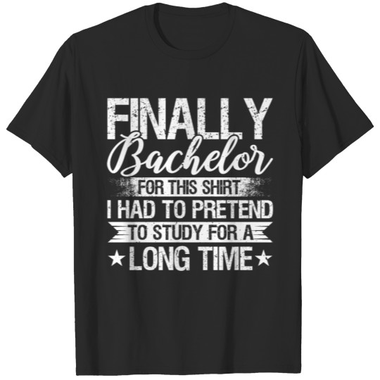 Discover Bachelor Graduates Master Funny Saying 2021 T-shirt