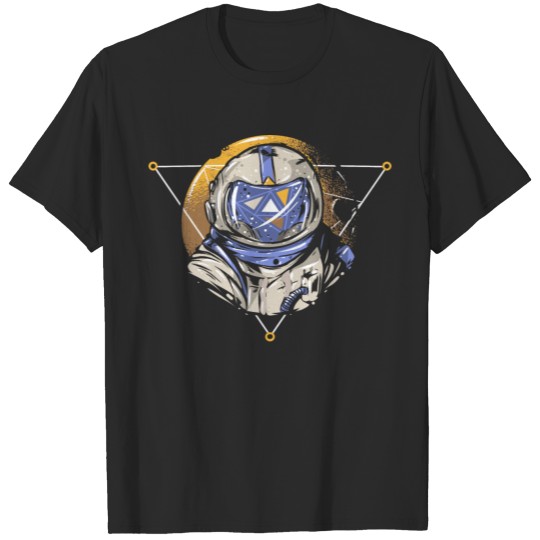 Space Galaxy Solar System Astronaut T-shirt