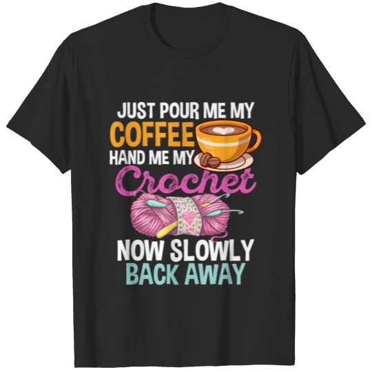 Discover Coffee Crochet Coffee Drink Knitting T-shirt
