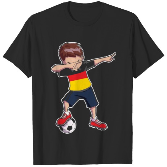 Discover Germany Football Jersey German Soccer Fan Dabbing T-shirt