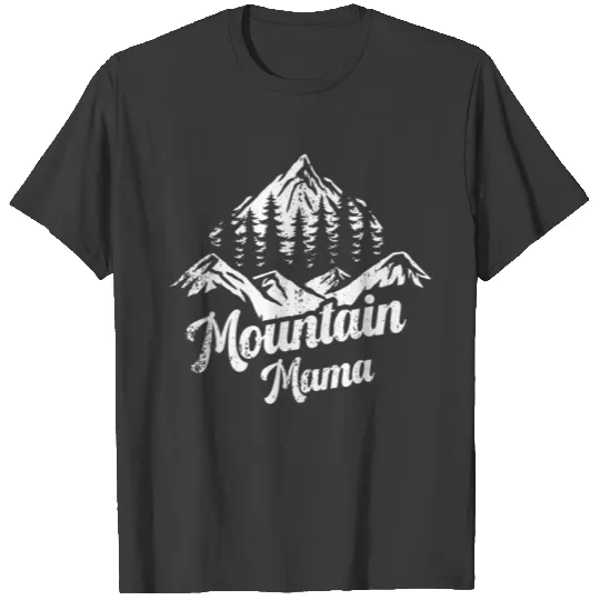 Mountain Mama Camping Hiking Mom Adventure Mothe T-shirt