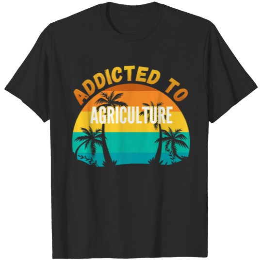 Discover College Studies Addicted to Agriculture Premium T T-shirt
