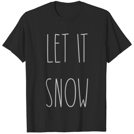 Let It Snow Matching Family Christmas PajamasGift T-shirt