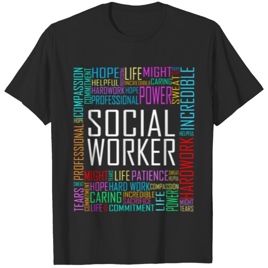 Discover Love Social Worker Hero - Charitable Social Work T-shirt