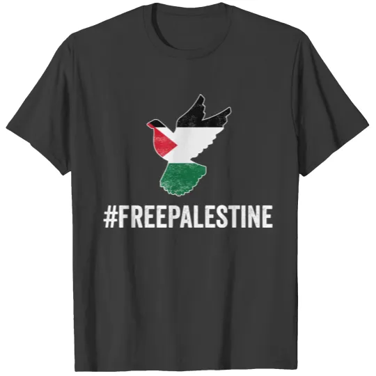 Free Palestine Free Gaza Palestine Flag Support T-shirt