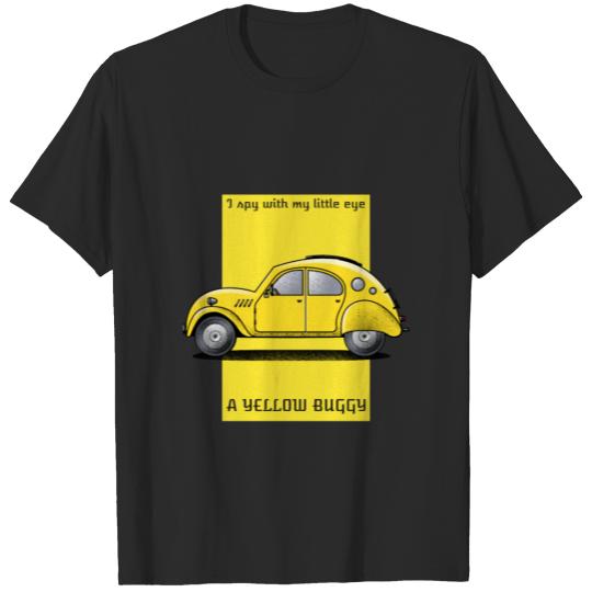 Discover I spy with my little eye a Yellow Buggy T-shirt