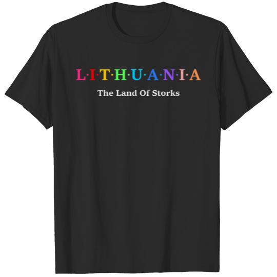 Discover Lithuania, The Land of Storks. T-shirt