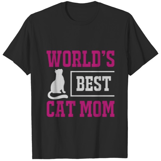 world best cat mom T-shirt