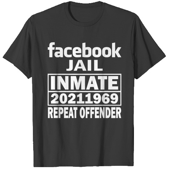 Facebook Jail White T-shirt