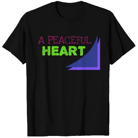 A peaceful heart T-shirt
