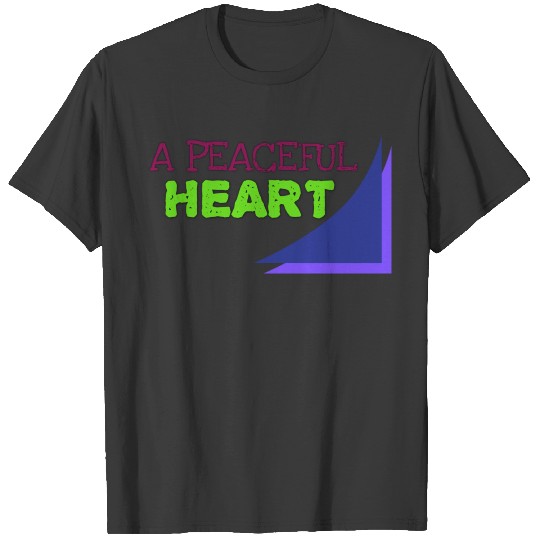 A peaceful heart T-shirt
