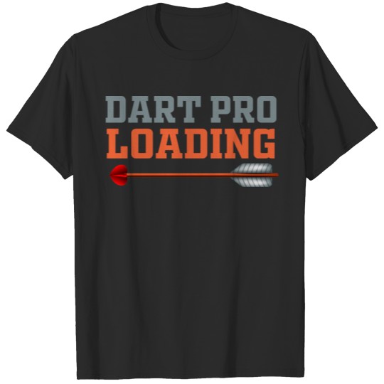 Discover Dart Player Dart Pro Loading Bullseye Throwing Fat T-shirt
