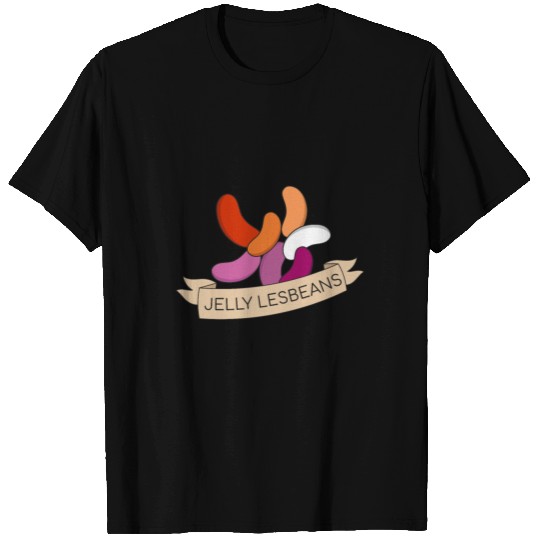 Lesbianl pride Apparel for a Jelly bean lover T-shirt
