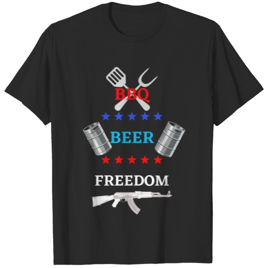 Discover BBQ, Beer and Freedom T-shirt