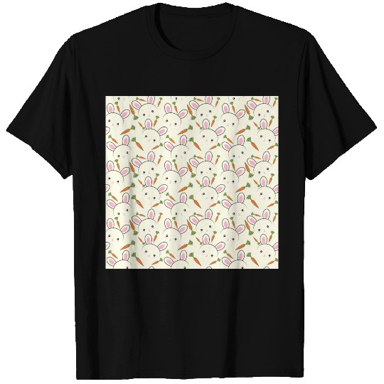 Bunny Rabbit Carrot Pattern T-shirt