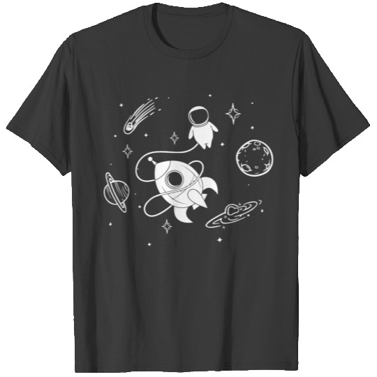 Cosmonaut gift planet space universe T-shirt