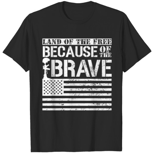 Discover Land Of The Free Because Of The Brave T-shirt