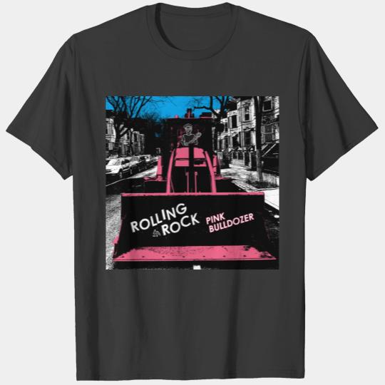 Pink Bulldozer / Rolling Rock T-shirt