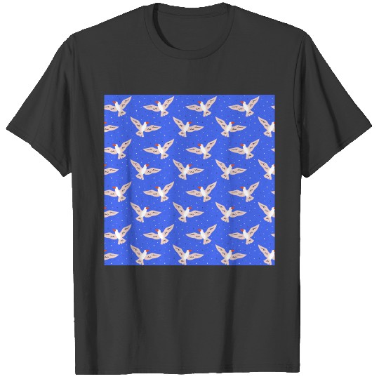 Summer Pattern Neck Gator Seagull Beach T-shirt