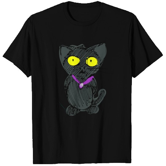 La Gatica negra LILA T-shirt