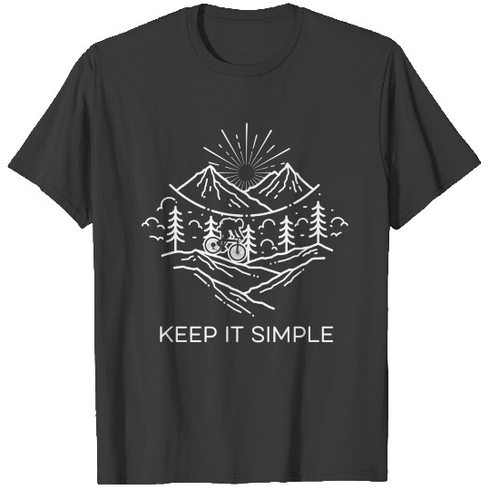 Keep It Simple Cyclist T T-shirt