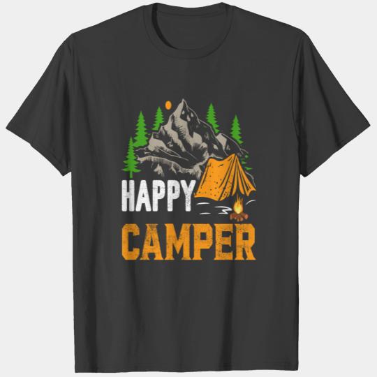 Happy Camper Adventure and Hiking Lover T-shirt