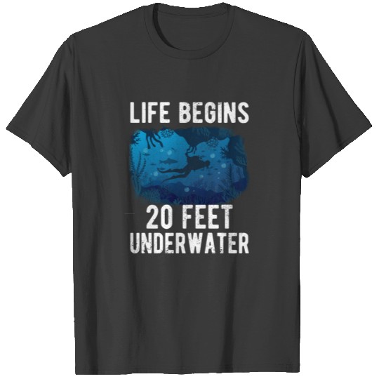 Scuba Diver Ocean Diver Scuba Diving Lover Sea T-shirt