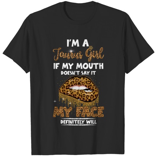 Discover I'm A Taurus Girl Leopard Printed Birthday T-shirt