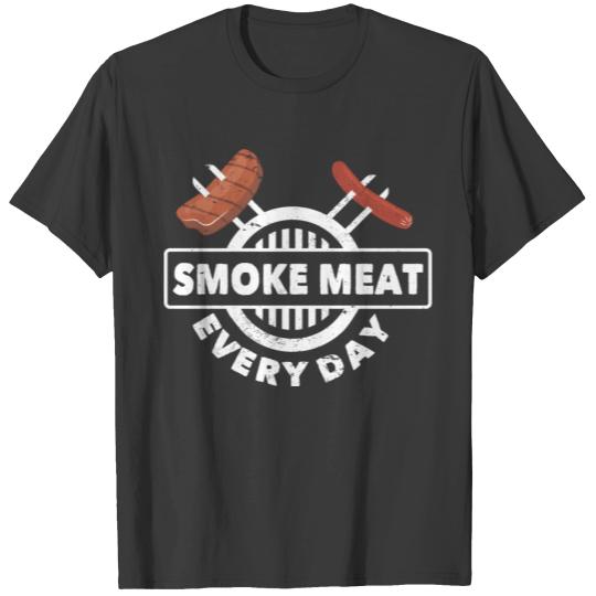 Meat Grill BBQ Party Birthday Summer Gift T-shirt