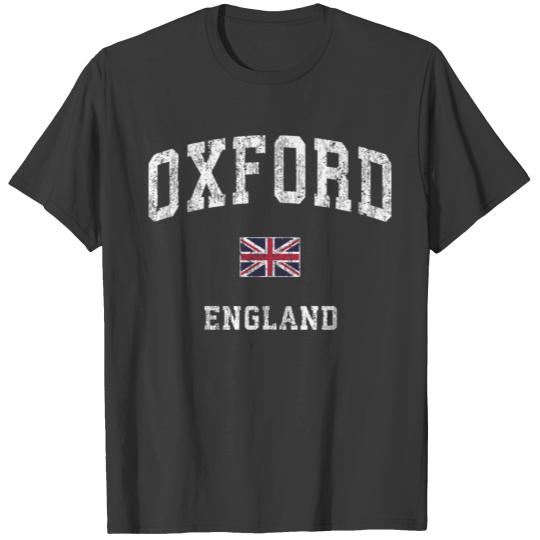 Oxford England Vintage Athletic Sports Design T-shirt
