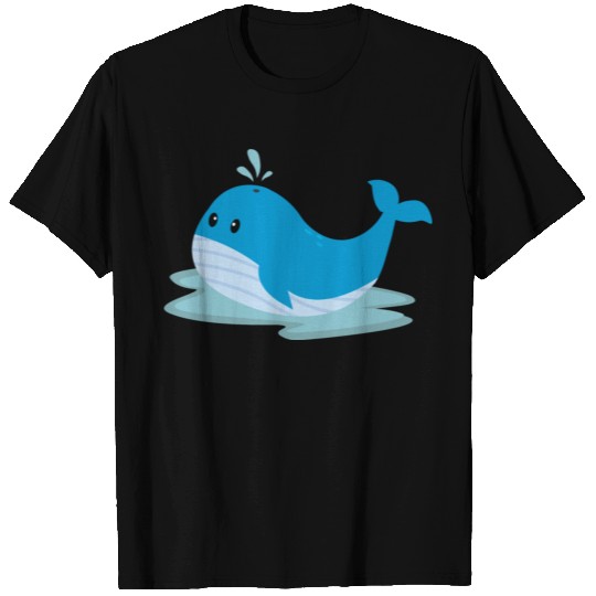 blue whale T-shirt