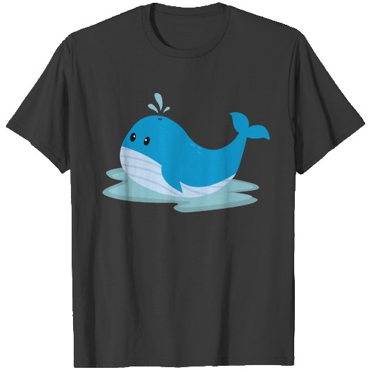 blue whale T-shirt