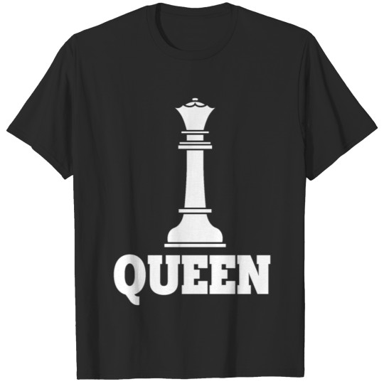 Discover Queen Chess Partner Motif T-shirt