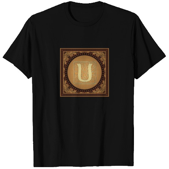 letter U monogram T-shirt