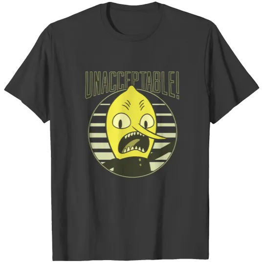 Cn Adventure Time Lemongrab Unacceptable T-shirt