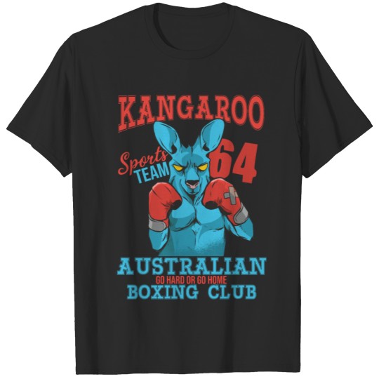 Boxing Kangaroo Boxer Sport Outfit Australian Club T-shirt