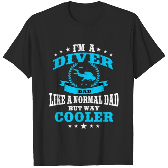 Discover Diver Dad T-shirt