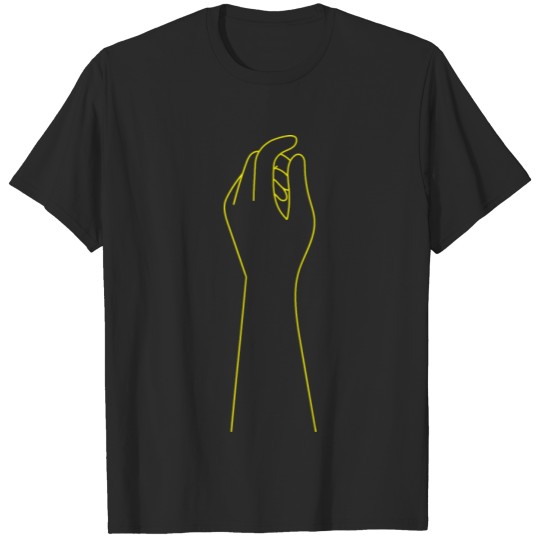 Discover line hand T-shirt