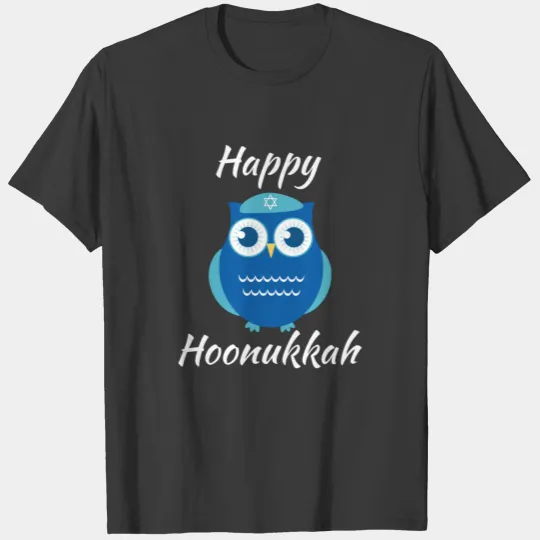 Jewish Owl With Kippah Humor Jewish Gift Hanukkah T-shirt